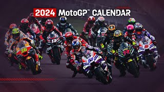 The provisional 2024 MotoGP™ Calendar 🗓️ [upl. by Siuqram]