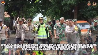 Bareng Forkopimda Kapolres Sukabumi Kota Pantau Lokasi Bencana [upl. by Aveer]