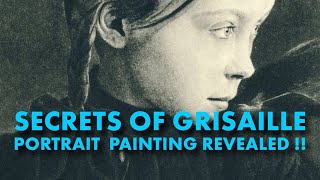 Secrets of grisaille portrait painting revealed [upl. by Rozele]