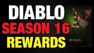 Diablo 3 Season 16 Wings Haedrigs Conquests Portrait Patch 264 [upl. by Gable]