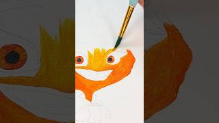 Ember 🔥 Elemental  Art for Kids shorts artforkids art [upl. by Anwahsiek]