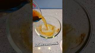 The easiest and cheapest consomme cooking recipe kitchenhack [upl. by Winona]