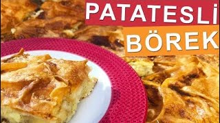 Patatesli Börek Tarifi  Hazır Yufkadan Patatesli Tepsi Böreği Nasıl Yapılır Hamurişi Tarifleri [upl. by Jozef]