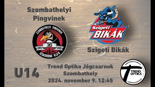 U14 Szombathelyi Pingvinek  Szigeti Bikák [upl. by Ram]