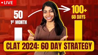 60 day strategy  CLAT UG [upl. by Terrilyn892]