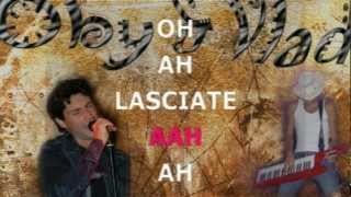 Karaoke La mia valigia Litfiba HQmpg [upl. by Colinson]