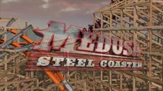 Medusa Steel Coaster  Nueva atracción en verano 2014 [upl. by Schnur318]