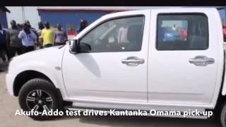 Nana Addo Test Drives Kantanka Omama [upl. by Atiniuq]