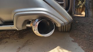 2015 WRX Exhaust modified to 2022 WRX [upl. by Aibat]