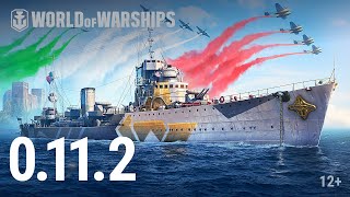 Обновление 0112 Эсминцы Италии Часть 1  World of Warships [upl. by Jelena]