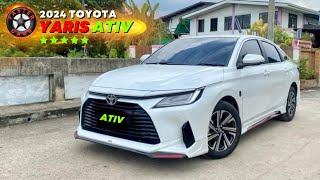 The 2024 TOYOTA YARIS ATIV Your Perfect Daily Driver [upl. by Elacim]