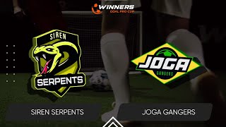 Winners Goal Pro Cup Siren Serpents  Joga Gangers 291024 First Group Stage Group А [upl. by Etnor253]