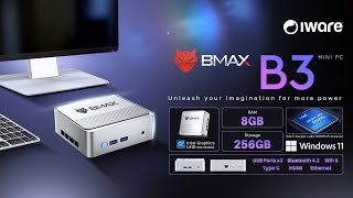 BMAX B3 Mini PC Premiere  A New Era in Compact Computing Begins [upl. by Nylynnej]