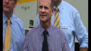 Campbell newman Visits Toowoomba TEN NEWS [upl. by Burl293]