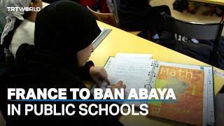 France set to ban Muslim females from wearing abayas in schools [upl. by Bleier]