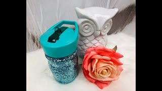 How to Epoxy and Glitter a Dollar Store Plastic Tumbler Cup [upl. by Sldney]