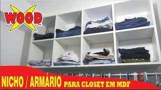 XWOOD  ARMARIO NICHO PARA CLOSET [upl. by Ayouqat]