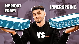 Innerspring Vs Memory Foam Mattresses What is the Difference [upl. by Ahsienad]