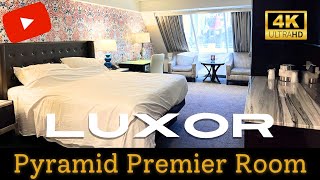 Luxor Pyramid Premier Room Tour in 4k [upl. by Bove]