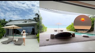 Unboxing Ritz Carlton Maldives Sunrise Pool Beach Villa 开箱马尔地夫丽思卡尔顿日出沙滩屋 [upl. by Ansev]