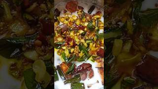 Full RecipeMajjiga Pulusu with fried bendakaya and Vankaya South Indian style Kadi shorts [upl. by Lorrac]