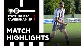 Match Highlights Tooting Bec v Faversham Strike Force [upl. by Ilellan]