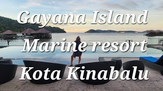 Gayana island marine resort  Kota Kinabalu  Sabah [upl. by Nellahs]