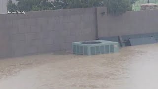 Las Vegas residents face aftermath of burn scar flooding [upl. by Eneryt]