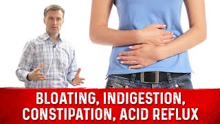 Bloating  Indigestion  Constipation  Acid Reflux – Dr Berg [upl. by Bethesda84]