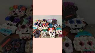 💀 Calaveras para el Día de Muertos con material reciclado ♻️ [upl. by Godart]