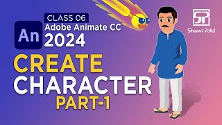 Adobe Animate CC 2024 Advance Level Create Character  2D Animation  Hindi  Part 1 [upl. by Youlton177]