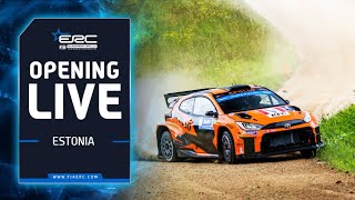 🔴 Opening LIVE  ERC Delfi Rally Estonia 2024 [upl. by Hubey]