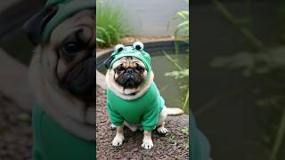 🐸 DOG LOOKS LIKE A FROG dog frog dogsofyoutube [upl. by Harli270]