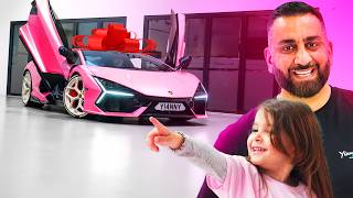 Daddys Girl Gets Pink Lambo 🩷 [upl. by Marysa]