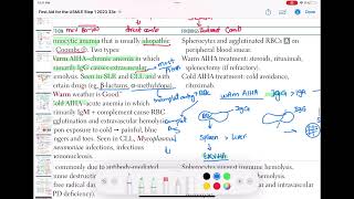 Autoimmune haemolytic anemia First Aid USMLE Step 1 in UrduHindi  53 firstaidusmle [upl. by Radbun]