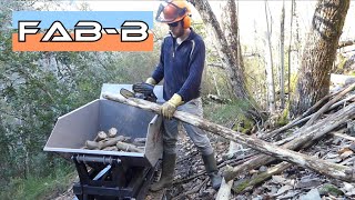 Je fais du bois avec le mini dumper Jansen RD300 Pro [upl. by Nylrebma582]