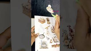 ASMR Journal with me papertrail journaling diy craft scrapbooking happy [upl. by Ijar]