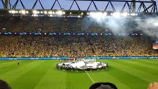 Borussia Dortmund vs PSG Semifinal 20232024  Heja BVB amp Champions League Anthem [upl. by Enahc607]