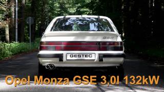 Opel Monza GSE 30l GESTEC Sportauspuff Komplettanlage Einzelanfertigung by shoploonytunsde [upl. by Alicirp]