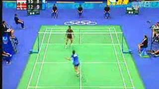 Taufik backhand clear [upl. by Ranzini]