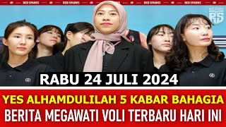 🟢 Berita Megawati Voli Red Sparks Terbaru  RABU 24 JULI 2024  Berita Voli Terbaru Indonesia [upl. by Cerf]