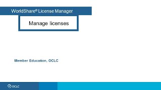 Manage licenses [upl. by Greerson840]