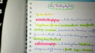 Partie 1 Cours de Biologie Vegetale les thallophytes s2 [upl. by Wu491]