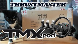 Thrustmaster TMX Pro UNBOXING SIM RACING HARDWARE [upl. by Aielam]