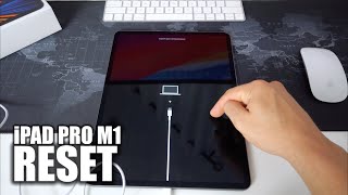 How To Reset amp Restore your M1 Apple iPad Pro 2021  Factory Reset [upl. by Eahs]