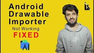 How To Fix Android Drawable Importer with Android Studio 411  2021 UrduHindi [upl. by Ledba]