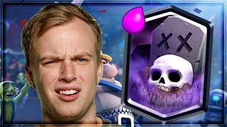 INSANE GRAVEYARD freeze CYCLE DECK Clash Royale [upl. by Yrod277]