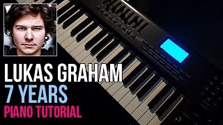 How To Play Lukas Graham  7 Years Piano Tutorial  Sheet Music [upl. by Notgnilliw]