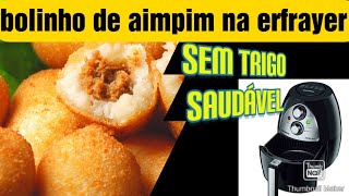 BOLINHO DE MANDIOCA aipim na AIRFRYER com recheio de carne moída  SEM TRIGO [upl. by Moreno]