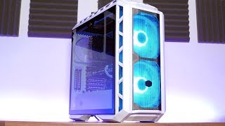 Cooler Master H500P Mesh White Analisis español [upl. by Kaltman]